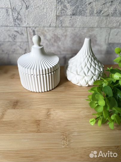 Шкатулка из гипса