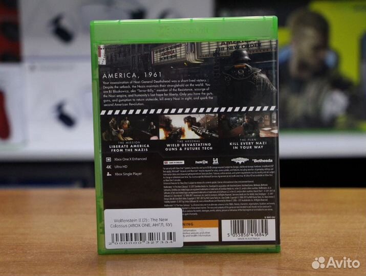 Wolfenstein II (2) : The New Colossus (xbox ONE, а