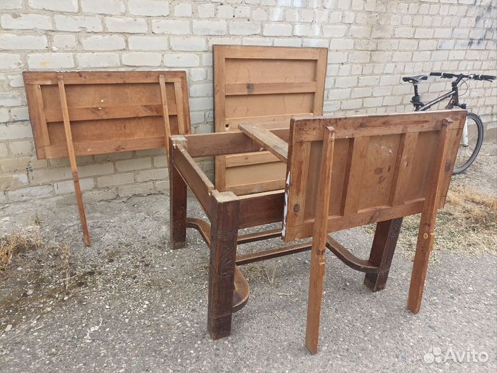 Стол старинный раскладной большой