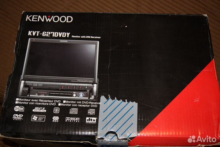 Мультимедийный цент kenwood KVT-627DVD