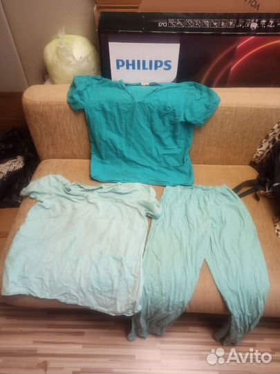 Рубашка штаны, брюки медецинская спецодежда бу