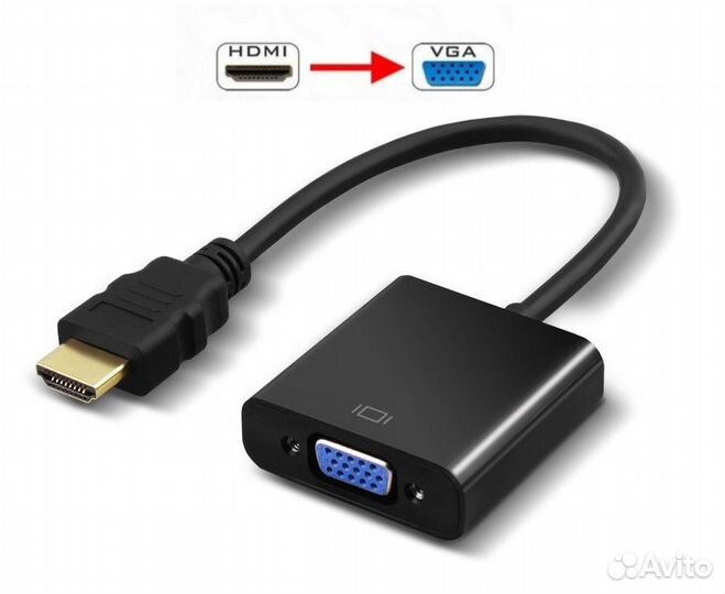 Эмулятор монитора hdmi x VGA (Переходник, адаптер)