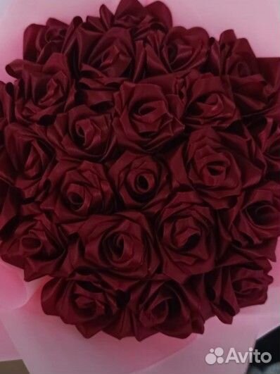 Букет из бабочек и атласных лент