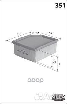 Фильтр воздушный ELP9386 Mecafilter
