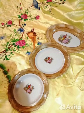 2 блюда и глубокая тарелка Польша 70 гг