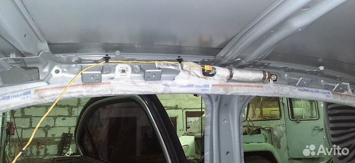 Chevrolet Aveo t300 шторка потолка безопасности