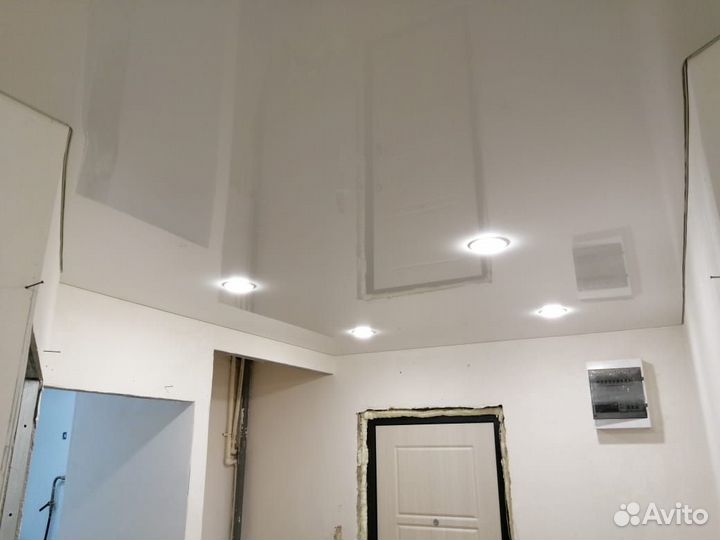 Световой натяжной потолок, электричество в дом