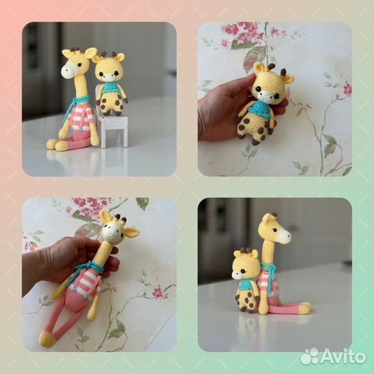 Вязаная игрушка ручной работы