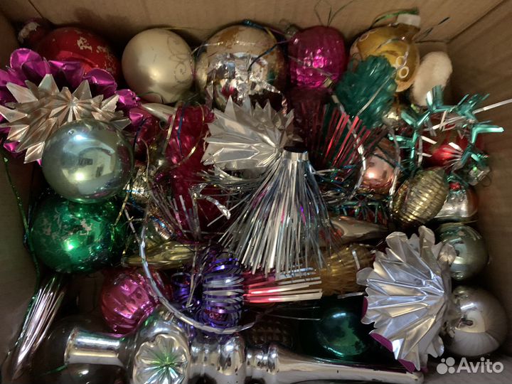 Елочные игрушки СССР