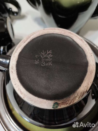 Кофейный сервиз керамика СССР на 6 персон