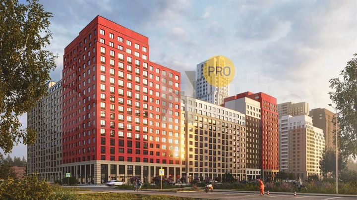 2-к. квартира, 60,7 м², 3/17 эт.