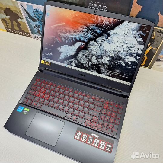 Игровой ноутбук Acer nitro/i5-11th/GTX1650/8GB/SSD