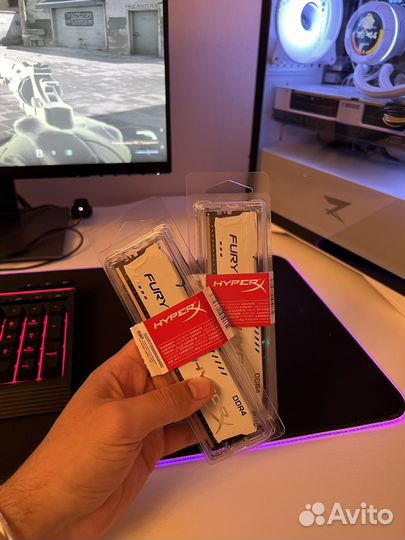 Оперативная память ddr4 32gb 3200 HyperX Fury