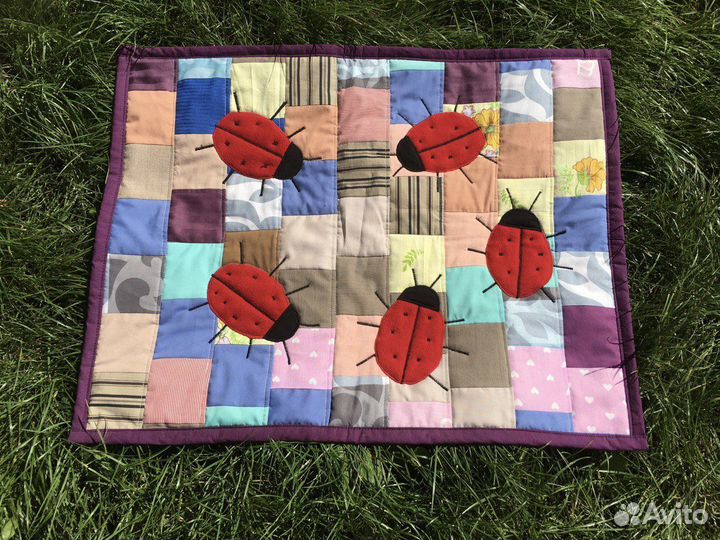 Текстильный коврик «Божьи коровки»