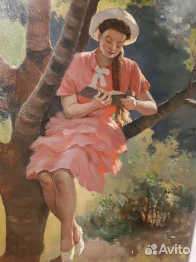 Холст масло Шведов И.А. 1950-е