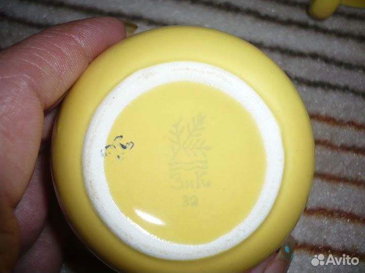 Чайный сервиз-жёлтый-Зик-Конаково