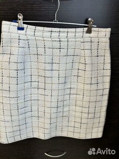 Юбка кожанная размер 44