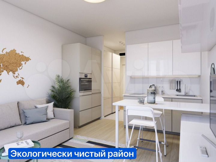 Квартира-студия, 33,6 м², 7/24 эт.