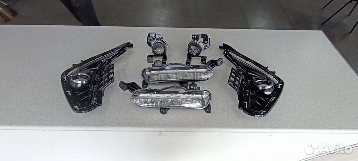 Kia Rio 4 противотуманные фары комплект led