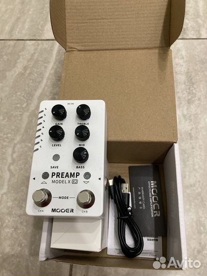 Новый Mooer preamp X2