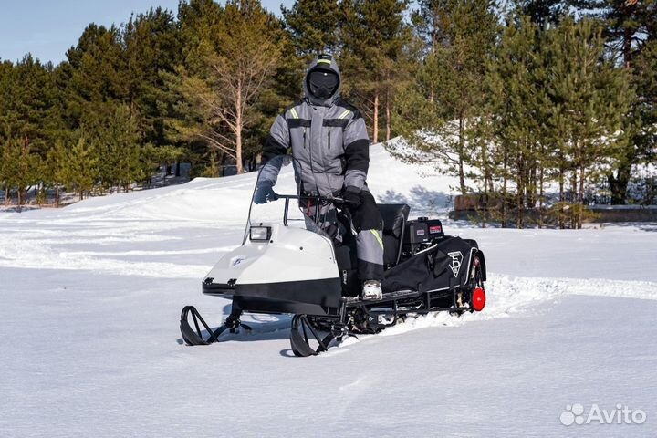 Миниснегоход Бурлак М Егерь Опти 17 л.с