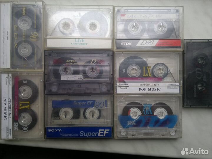 Аудиокассеты рок рэп