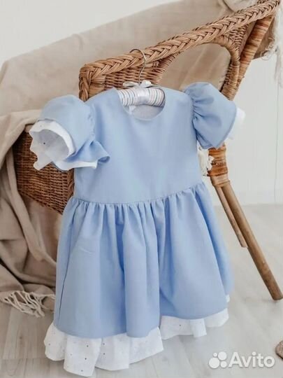 Нарядное платье для девочки 92