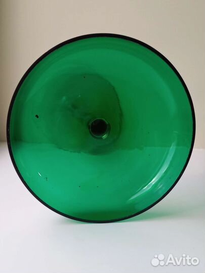 Старинная Ваза на ножке очень высокая Н28 см