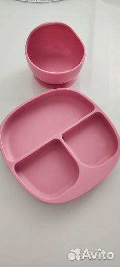 Детская посуда силиконовая