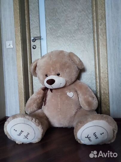 Большая мягкая игрушка медведь