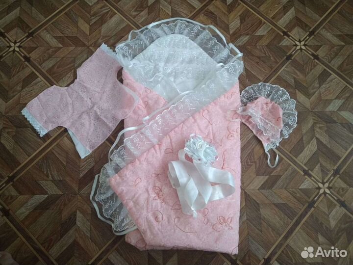 Конверт на выписку летний для девочки