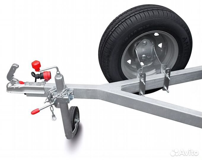 Держатель запасного колеса прицепа мзса, для дышла