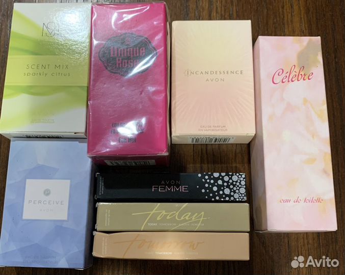 Туалетная и парфюмированная вода avon