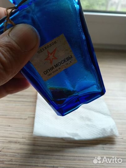 Флакон от одеколона Огни Москвы