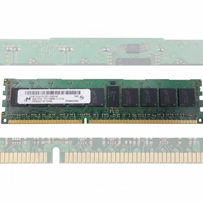 [MT18JSF1G72PZ-1G6D1] Оперативная Память Micron 8gb Mt18jsf1g72pz-1g6d1