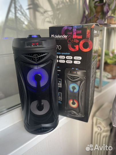 Портативная колонка bluetooth defender g70