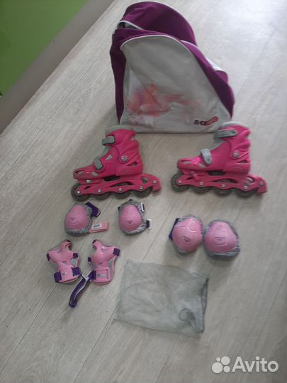 Роликовые коньки детские раздвижные