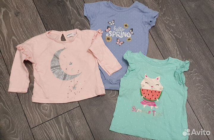 Детские вещи пакетом для девочки 80