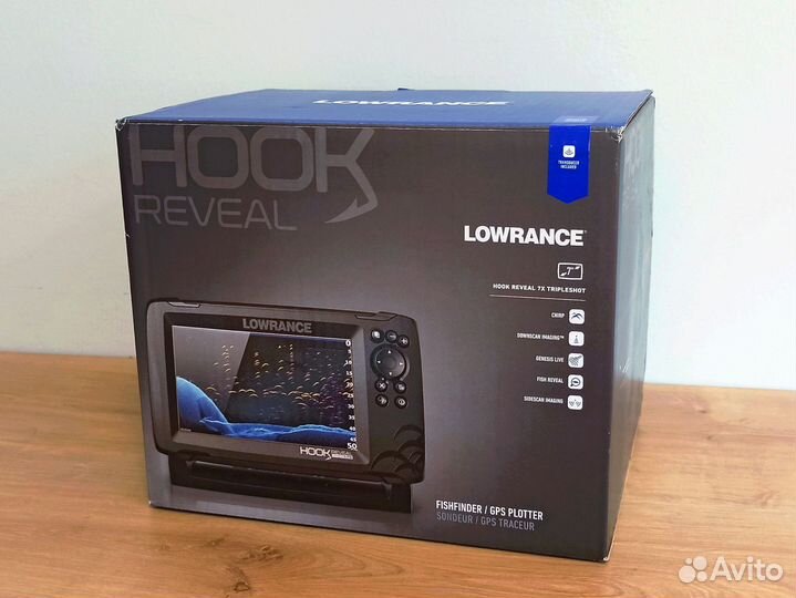 Lowrance Hook Reveal 7 RUS Tripleshot