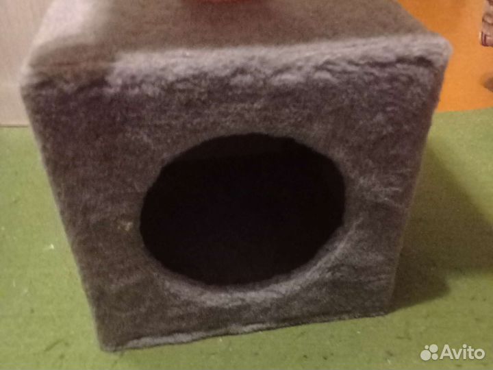 Когтеточка домик для кошки новый