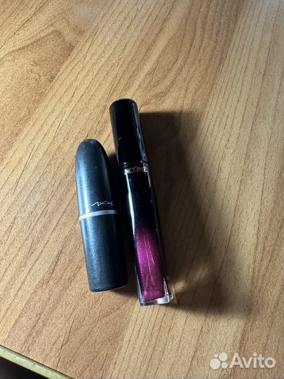 Lancome блеск mac помада