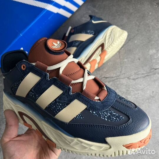 Кроссовки Adidas Niteball Crew Navy Wild Sepia (41