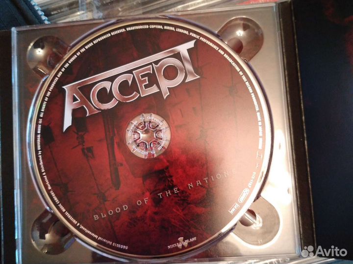 CD Accept–Blood Of The Nations Japan