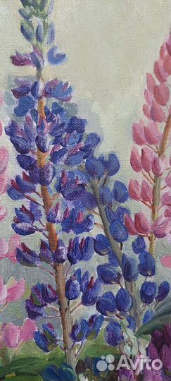 Картина маслом на холсте цветы