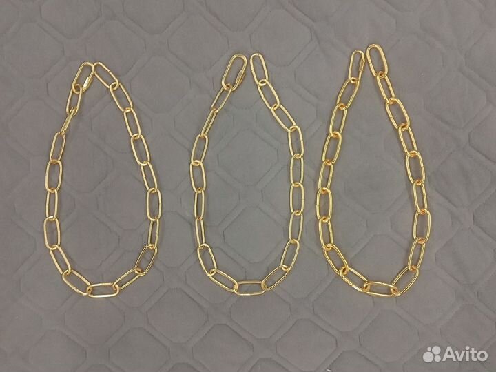 Золотая цепь для люстры