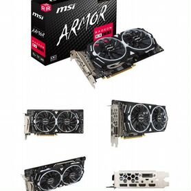 Видеокарта msi Radeon RX 580 armor 8G OC