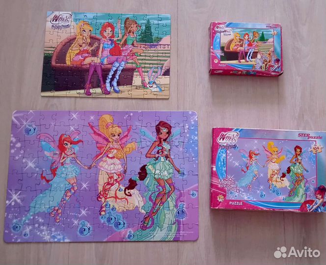 Пазлы Winx (104 и 80 дет) (за оба)
