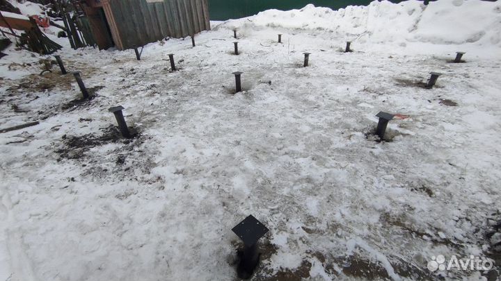 Фундамент винтовые сваи