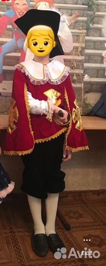 Новогодний костюм мушкетера (аренда)