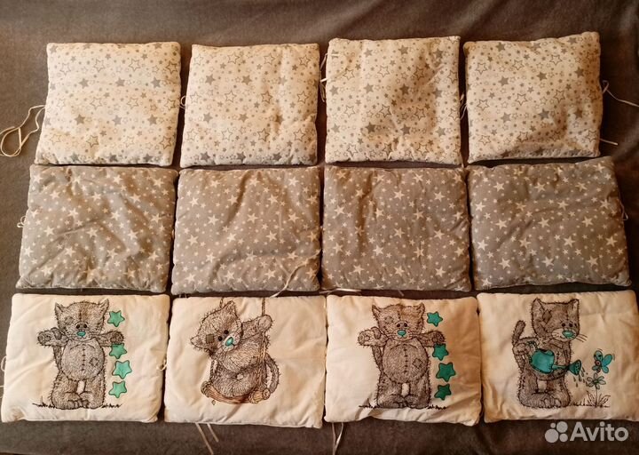 Бортики в кроватку